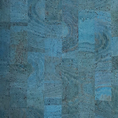 Blue Cork Fabric