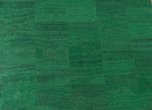 Emerald Green Cork Fabric