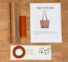 Load image into Gallery viewer, Tori Tote Bag Kit w/ Pattern