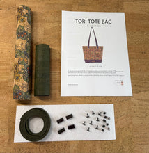 Load image into Gallery viewer, Tori Tote Bag Kit w/ Pattern