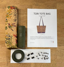 Load image into Gallery viewer, Tori Tote Bag Kit w/ Pattern