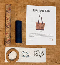 Load image into Gallery viewer, Tori Tote Bag Kit w/ Pattern