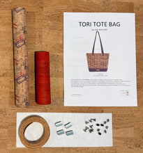 Load image into Gallery viewer, Tori Tote Bag Kit w/ Pattern