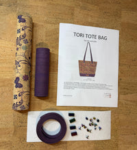 Load image into Gallery viewer, Tori Tote Bag Kit w/ Pattern