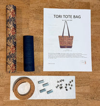 Load image into Gallery viewer, Tori Tote Bag Kit w/ Pattern