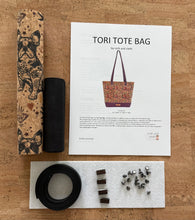 Load image into Gallery viewer, Tori Tote Bag Kit w/ Pattern