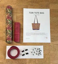 Load image into Gallery viewer, Tori Tote Bag Kit w/ Pattern