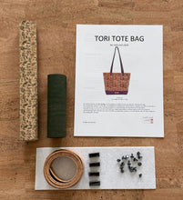 Load image into Gallery viewer, Tori Tote Bag Kit w/ Pattern