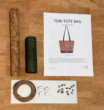 Load image into Gallery viewer, Tori Tote Bag Kit w/ Pattern