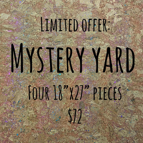Mystery Yard Cork Fabric