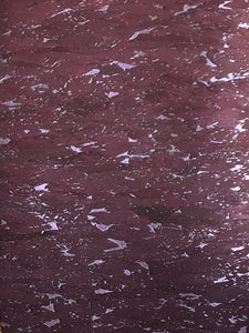 Purple Metallic Marble Cork Fabric