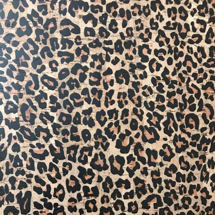 Leopard Print - Cork Fabric