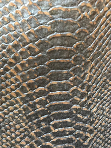 Blue Steel Alligator Cork Fabric