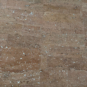 Natural Surface with Silver Cork Fabric