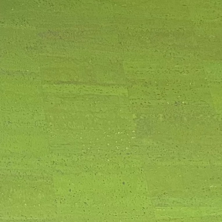 Lime Green Cork Fabric