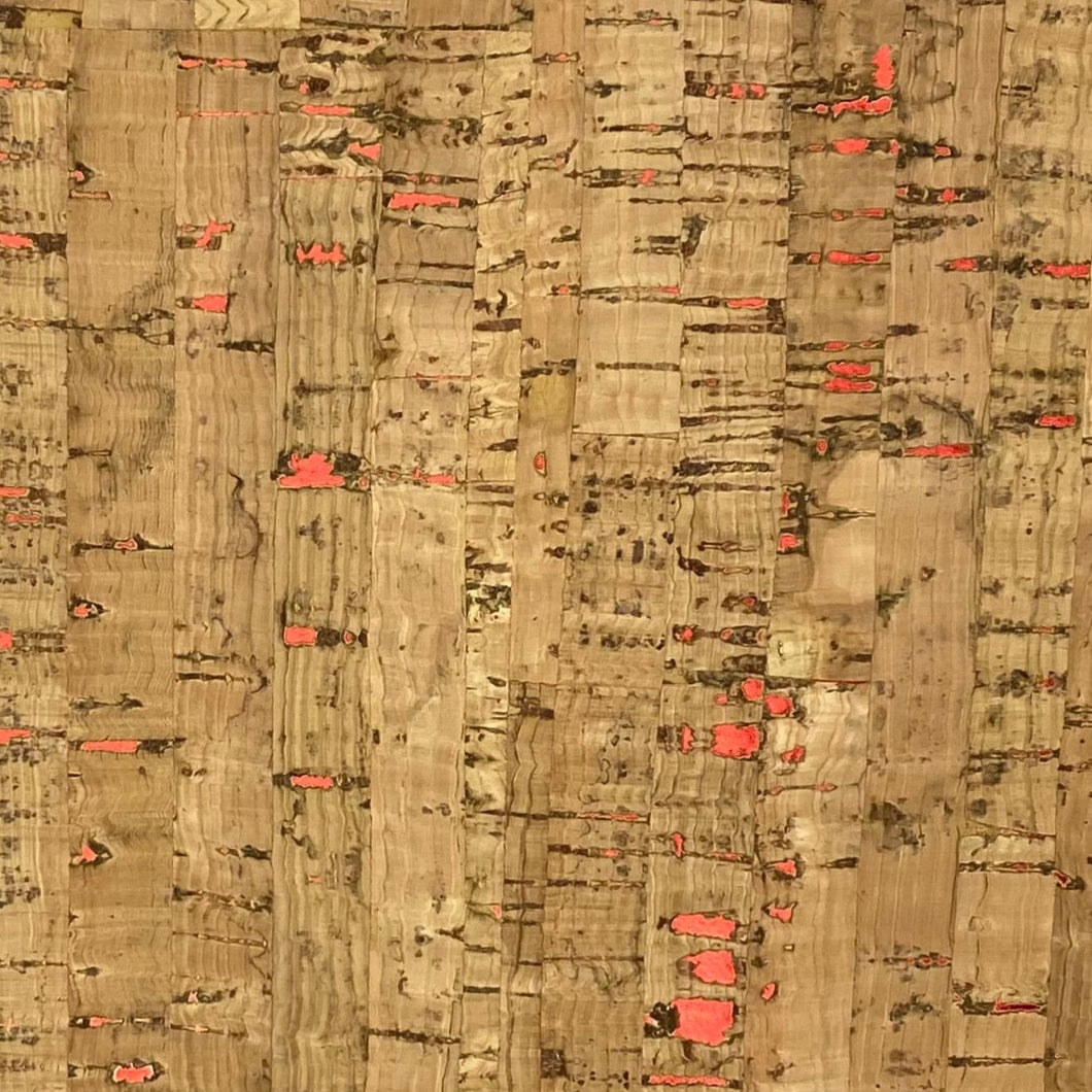 Cork Fabric in Red